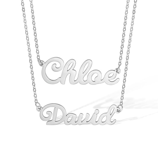 Double It Name Necklace